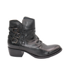 black leather